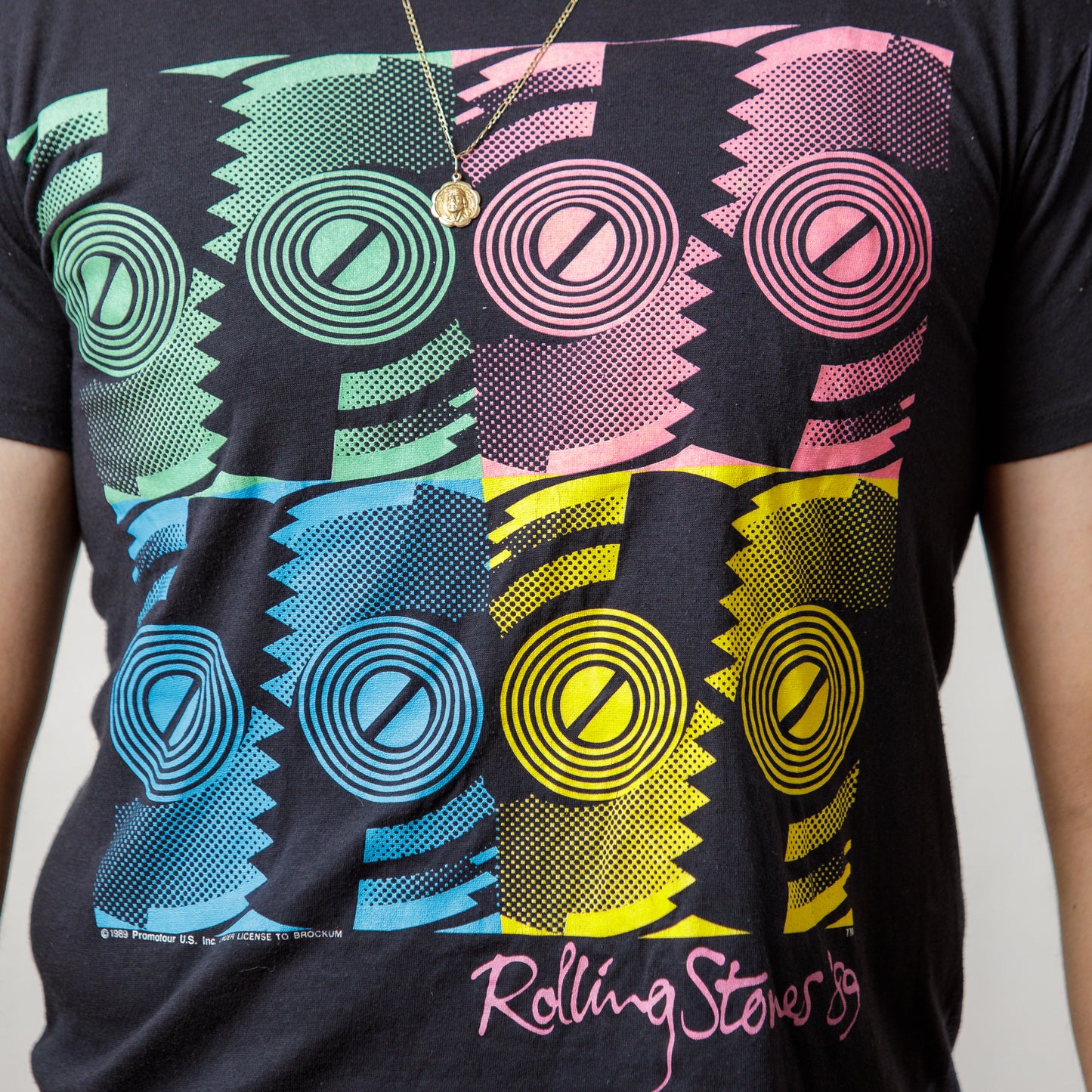 1989 Rolling Stones The North American Tour Tee