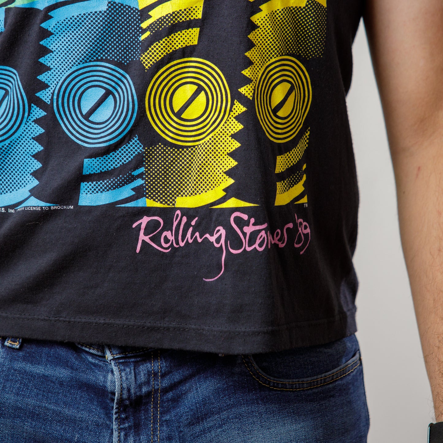 1989 Rolling Stones The North American Tour Tee