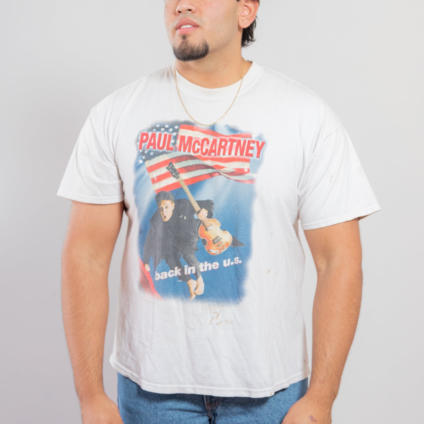 2002 Paul McCartney Back In The US Tour Tee