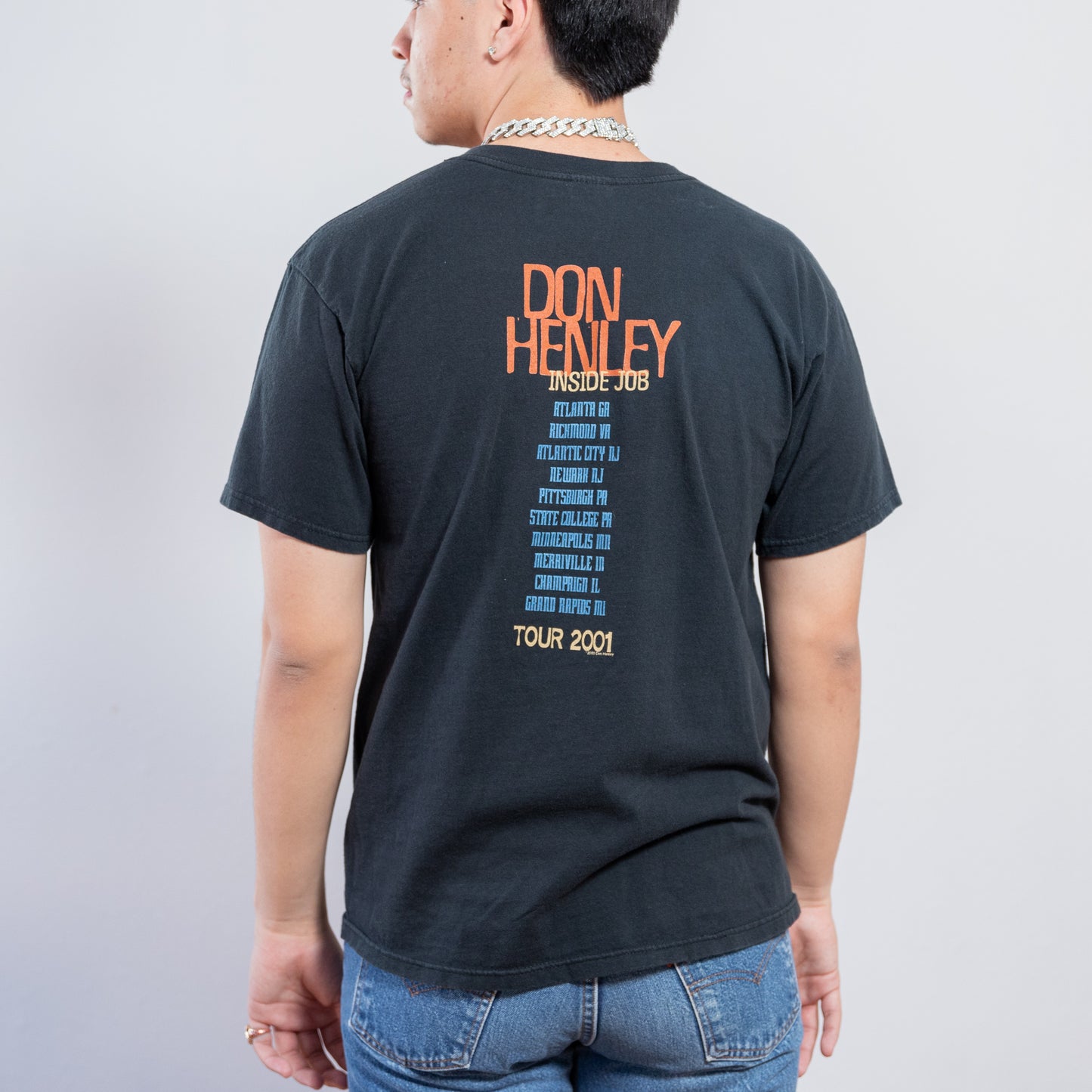 2001 Don Henley Inside Job Tour Tee