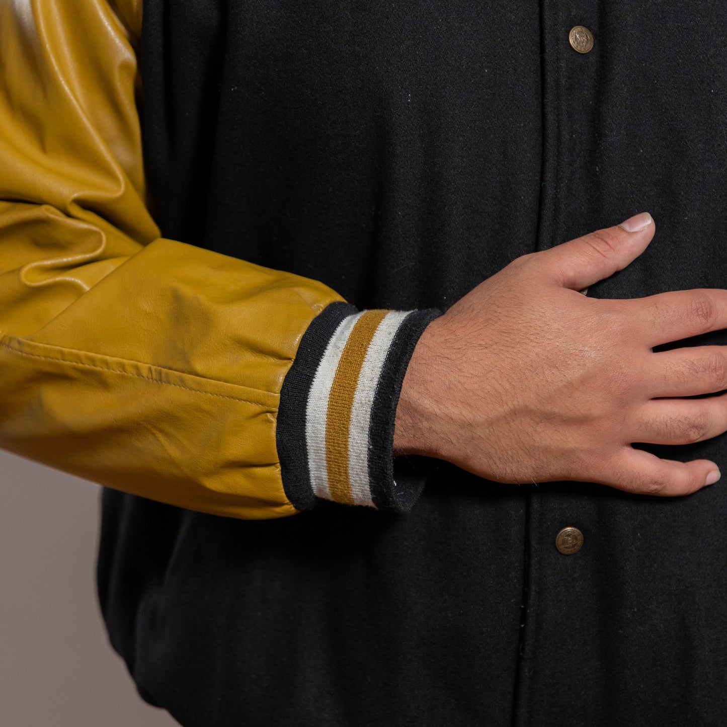 90s Army University Varsity Jacket