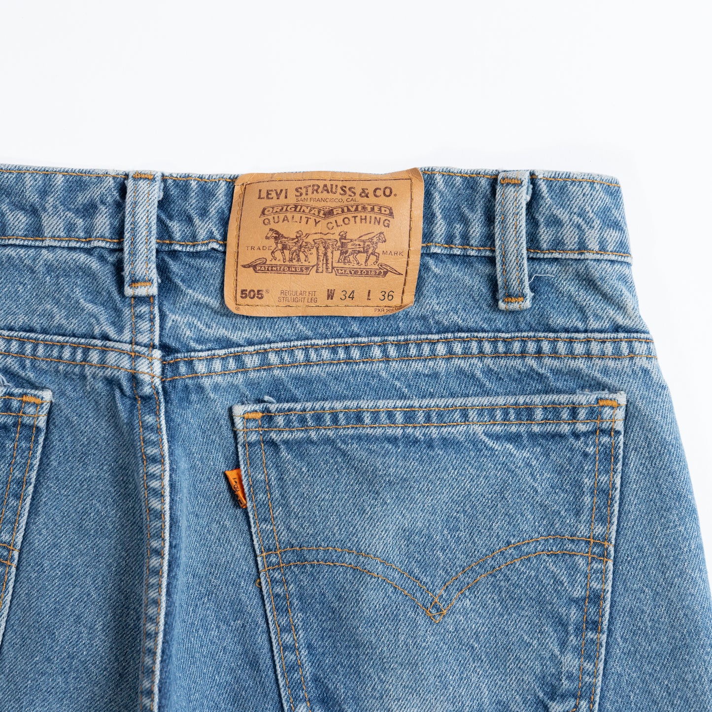 90s Levi's 505 Orange Tab Pants