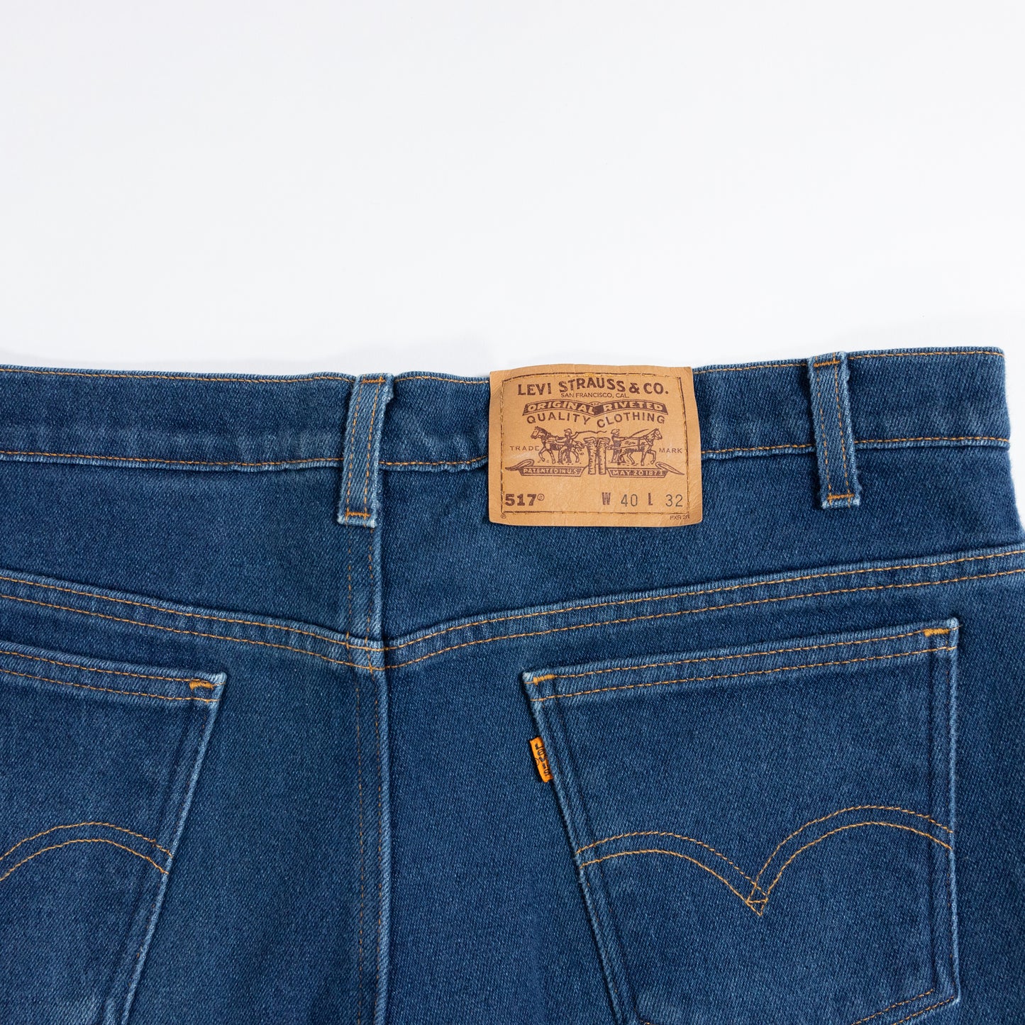 90s Levi's 517 Orange Tab Pants