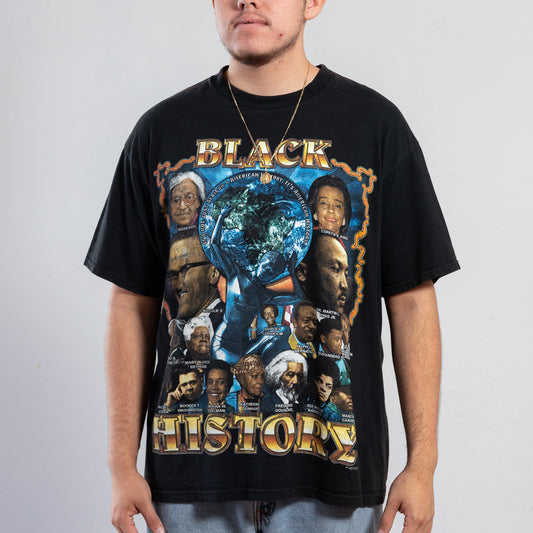 2002 Black History Bootleg Rap Tee