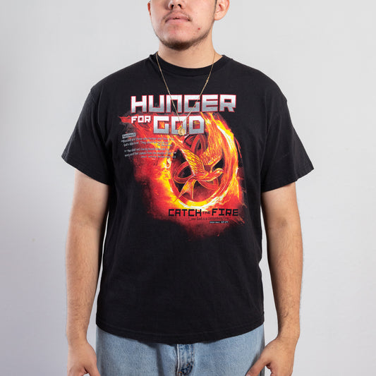 2013 Hunger Games Parody "Hunger For God" Religious Tee