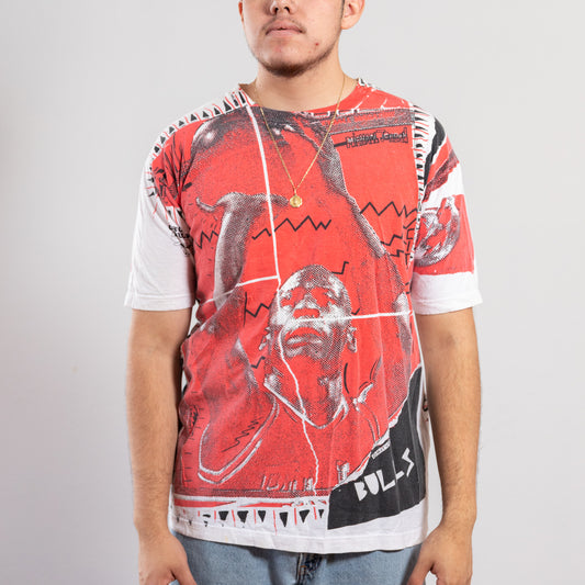 90s Michael Jordan Chicago Bulls AOP Tee