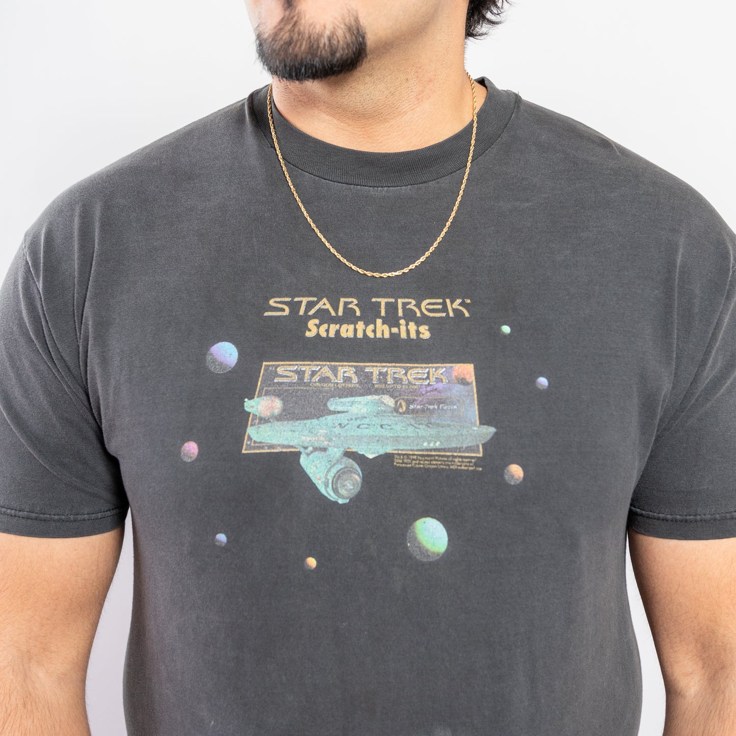 1998 Star Trek Scratch-Its Oregon Lottery Tee