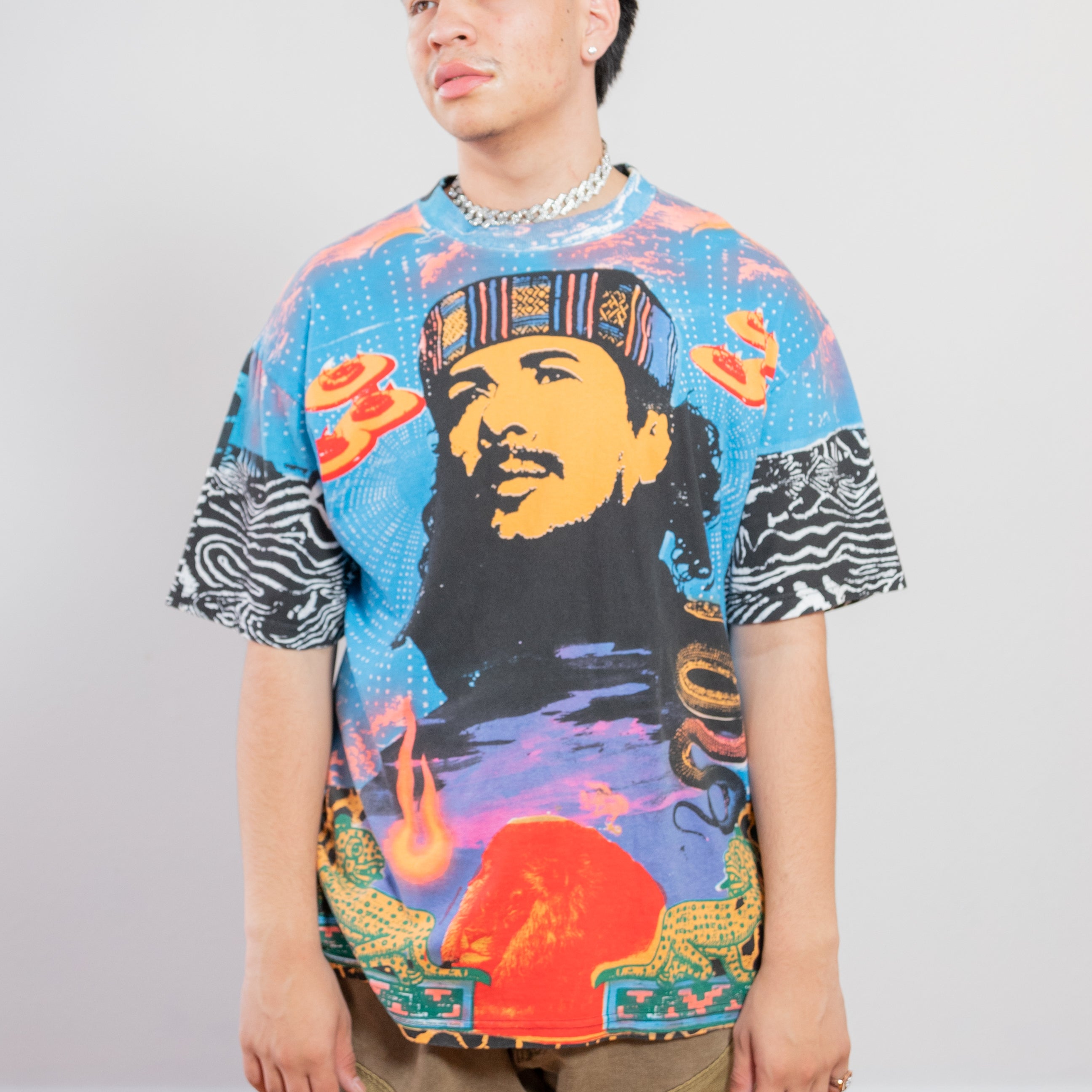 1995 Santana Heaven Smile AOP Tee