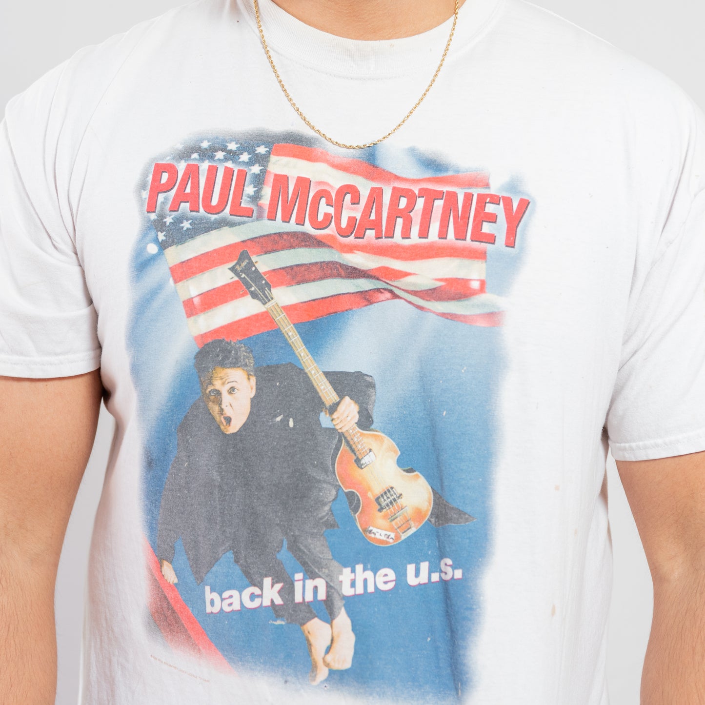 2002 Paul McCartney Back In The US Tour Tee
