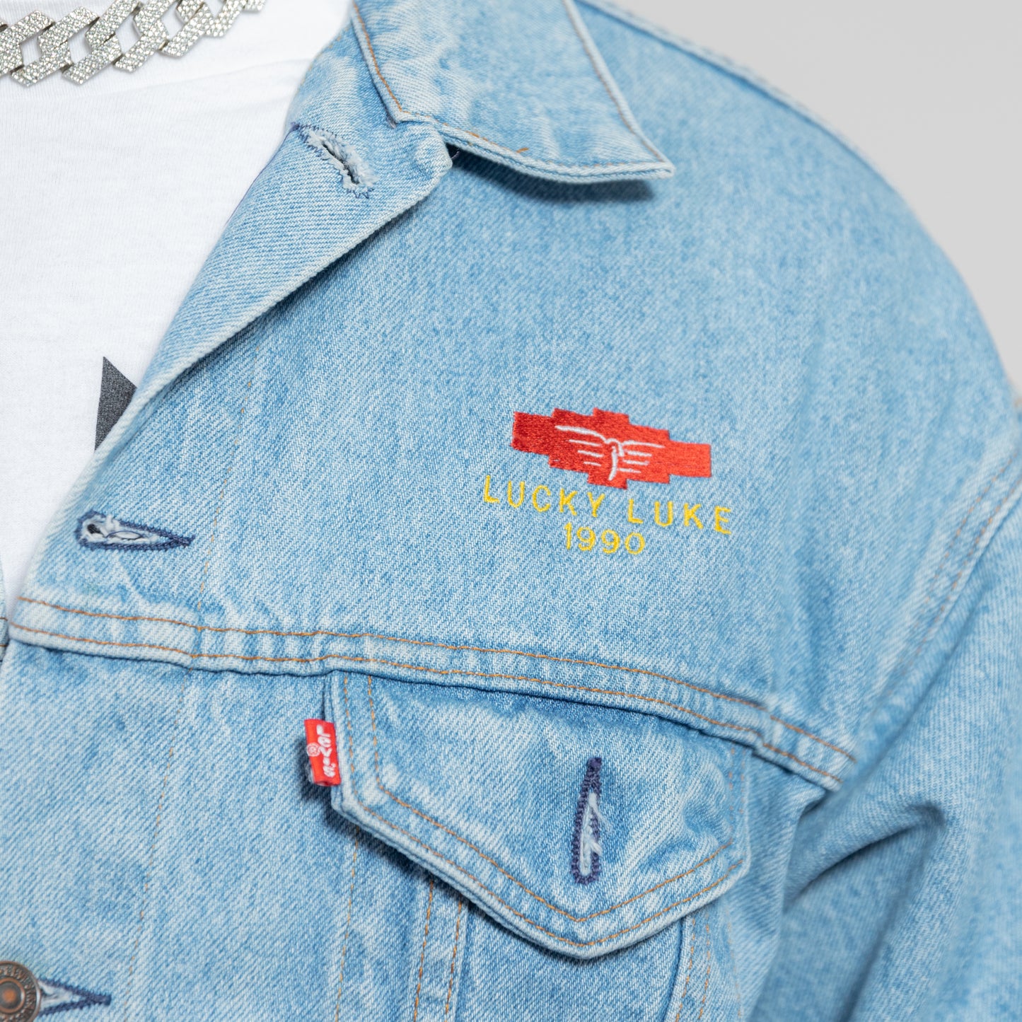 1990 Lucky Luke Levi's Denim Jacket