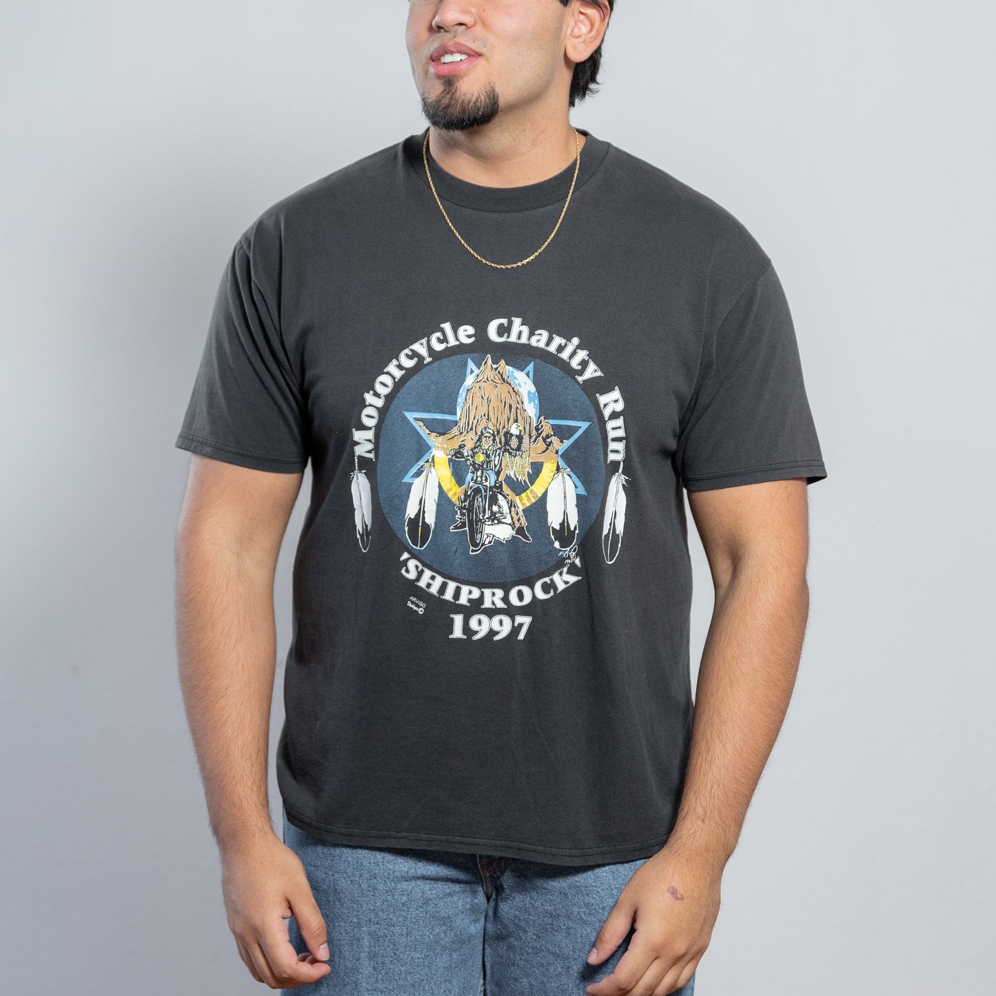 1997 Motorcycle Charity Run Shiprock Tee