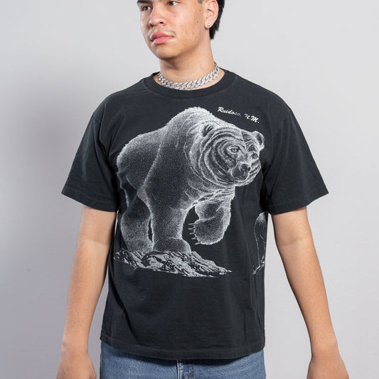 90s Ruidoso NM Bear Wrap Around Tee